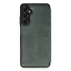 Samsung Galaxy A15 4g Kılıf Flip Cover - Koyu Yeşil