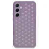 Samsung Galaxy A15 4g Kılıf Petek Silikon Kapak - Lila