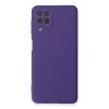 Samsung Galaxy A22 Kılıf Nano İçi Kadife Silikon - Mor