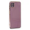 Samsung Galaxy A22 Kılıf Volet Silikon - Mor