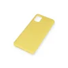 Samsung Galaxy A51 Kılıf Nano İçi Kadife Silikon - Sarı