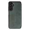 Samsung Galaxy A55 5g Kılıf Flip Cover - Koyu Yeşil