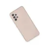 Samsung Galaxy A72 Kılıf Nano İçi Kadife Silikon - Pudra