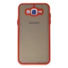 Samsung Galaxy J7 Kılıf Montreal Silikon Kapak - Kırmızı