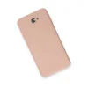 Samsung Galaxy J7 Prime Kılıf Nano İçi Kadife Silikon - Pudra
