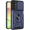 Samsung Galaxy M15 Kılıf Pars Lens Yüzüklü Silikon - Lacivert