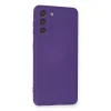 Samsung Galaxy S21 Kılıf Nano İçi Kadife Silikon - Mor
