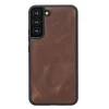 Samsung Galaxy S22 Plus Uyumlu Deri Cüzdanlı Kılıf MWWN G2 Kahve