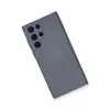 Samsung Galaxy S22 Ultra Kılıf Nano İçi Kadife Silikon - Gri