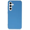 Samsung Galaxy S24 Plus Kılıf First Silikon - Mavi