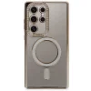 Samsung Galaxy S24 Ultra Kılıf Joke Simli Magneticsafe Kılıf - Gold