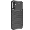 Samsung Galaxy S25 Kılıf Auto Focus Karbon Kapak - Siyah