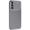 Samsung Galaxy S25 Plus Kılıf Auto Focus Karbon Kapak - Gri