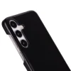 Samsung Galaxy S25 Uyumlu, Hakiki Deri, El Yapımı Arka Kapak, Kömür Siyah