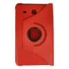 Samsung Galaxy T560 Tab E 9.7 Kılıf 360 Tablet Deri Kılıf - Kırmızı