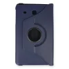 Samsung Galaxy T560 Tab E 9.7 Kılıf 360 Tablet Deri Kılıf - Lacivert