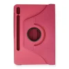 Samsung Galaxy T860 Tab S6 10.5 Kılıf 360 Tablet Deri Kılıf - Pembe