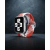 Samsung Watch 20mm Kordon - Beyaz-Kırmızı