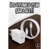 Şarj Aleti İOS 15/15 Pro Max Uyumlu Şarj Adaptörü ve Kablosu