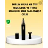 Şarjlı burun ve kulak kılı temizleme cihazı