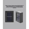 Şeffaf Abajurlu Duvar Tipi Solar Işık