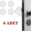 Şeffaf Silikon Mobilya ve Kapı Durdurucu Darbe Pedi 4lü Set