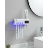 Sensörlü UV Sterilize Diş Fırçası Tutucu ve Macun Sıkma Aparatı