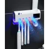 Sensörlü UV Sterilize Diş Fırçası Tutucu ve Macun Sıkma Aparatı