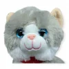 Sesli Peluş Kedi 25 cm - Gri - 1 ADET