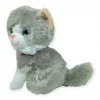 Sesli Peluş Kedi 25 cm - Gri - 1 ADET
