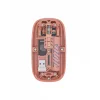 Sessiz Tıklamalı Şeffaf Mouse Bluetooth ve USB Uyumlu