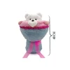 Sevgi Buketi Peluş Ayıcıklı Peluş Çiçek Buketi 40 cm
