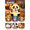 Sevimli Panda Silikon Gece Lambası Renkli Işık Modu Dokunmatik Kontrollü Aydınlatma