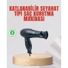 Seyahat Tipi Saç Kurutma Makinesi Katlanabilir Hafif Yapı