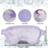Sıcak Ve Soğuk Boncuklu Buz Jeli Terapi Göz Maskesi (Mor)