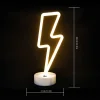 Şimşek Neon LED Lamba