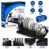 Siyah Tek Katlı Tabaklık - Bulaşıklık Bx40