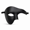 Siyah Yarım Erkek Maske – Phantom Parti  Balo Maskesi