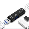 Smart Otg 3in1 Type-C Ve Micro Usb Tf Card Reader Otg-(5775)