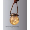 Solar Güneş Enerjili Dekoratif Cam Lamba