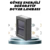 Solar Lamba Dekoratif Aplik Su Geçirmez Led Işıklı Duvar Lambası