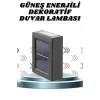 Solar Lamba Dekoratif Aplik Su Geçirmez Led Işıklı Duvar Lambası