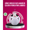 Solar ve USB Şarjlı Su Geçirmez Katlanabilir LED Lamba