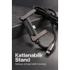 Standlı Şarj Kablosu Çift Type C Bağlantılı
