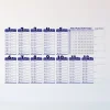 Statik Akıllı Kağıt Ingilizce Çarpım Tablosu 100x56 Cm Bx40
