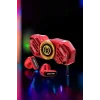 Stres Çarklı Bluetooth Kulaklık Kablosuz Kırmızı Yüksek Ses Kaliteli