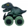 Sürtmeli Dinazor Arabalar  cm - H-20 - Stegosaurus - Yeşil - 1 ADET