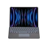 T5509d İpad Pro 12.9 (2022) Kılıf Palermo Ledli Klavyeli Standlı Tablet Kılıfı - Siyah