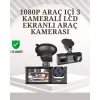 TA-01 1080P Ön 720P Arka ve İç Kamera Sistemli DVR