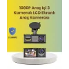 TA-01 2.0 İnç Ekranlı 3 Kanallı Araç Kamerası